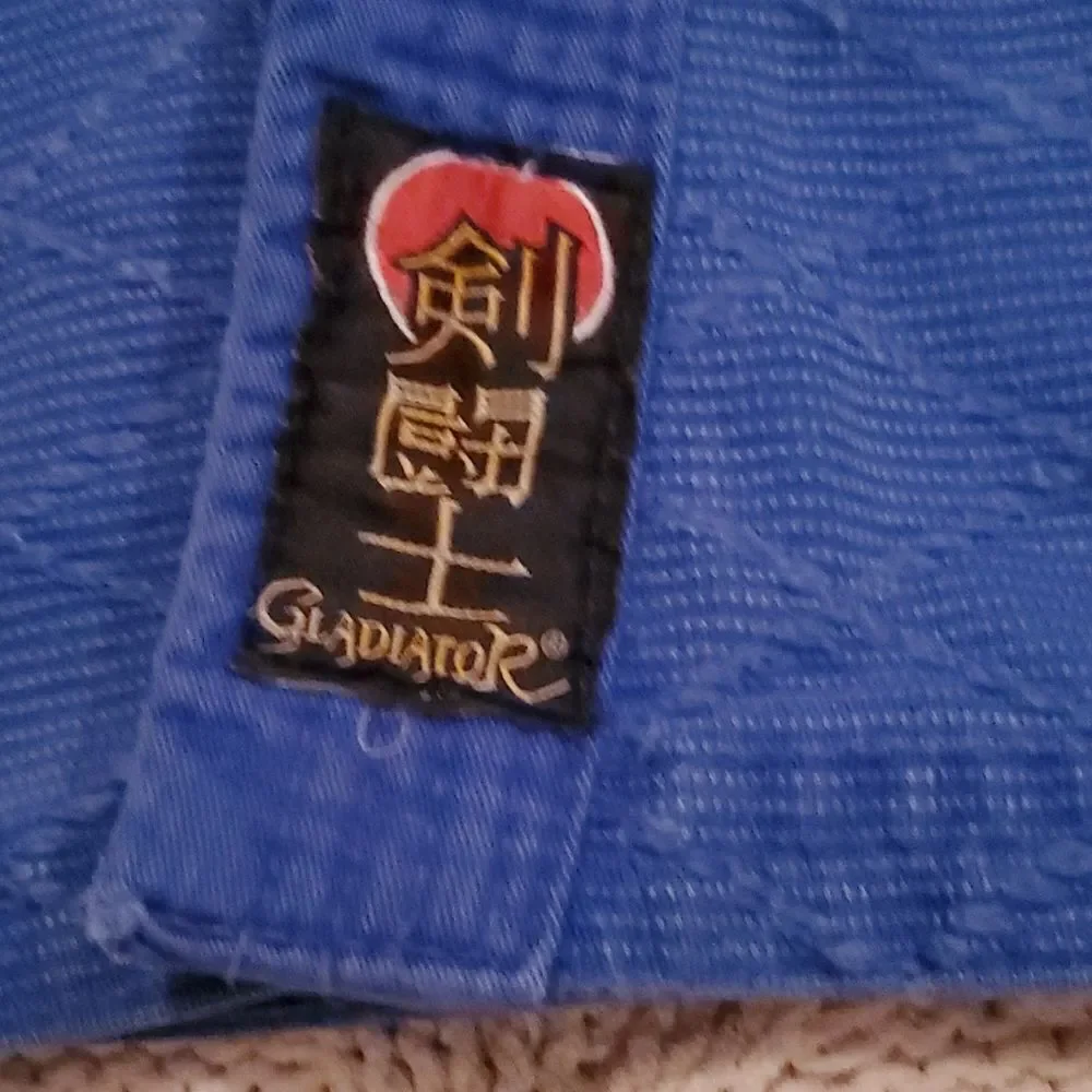 Proforce Gladiator BJJ Blue Jiu Jitsu Gi Set Youth #12